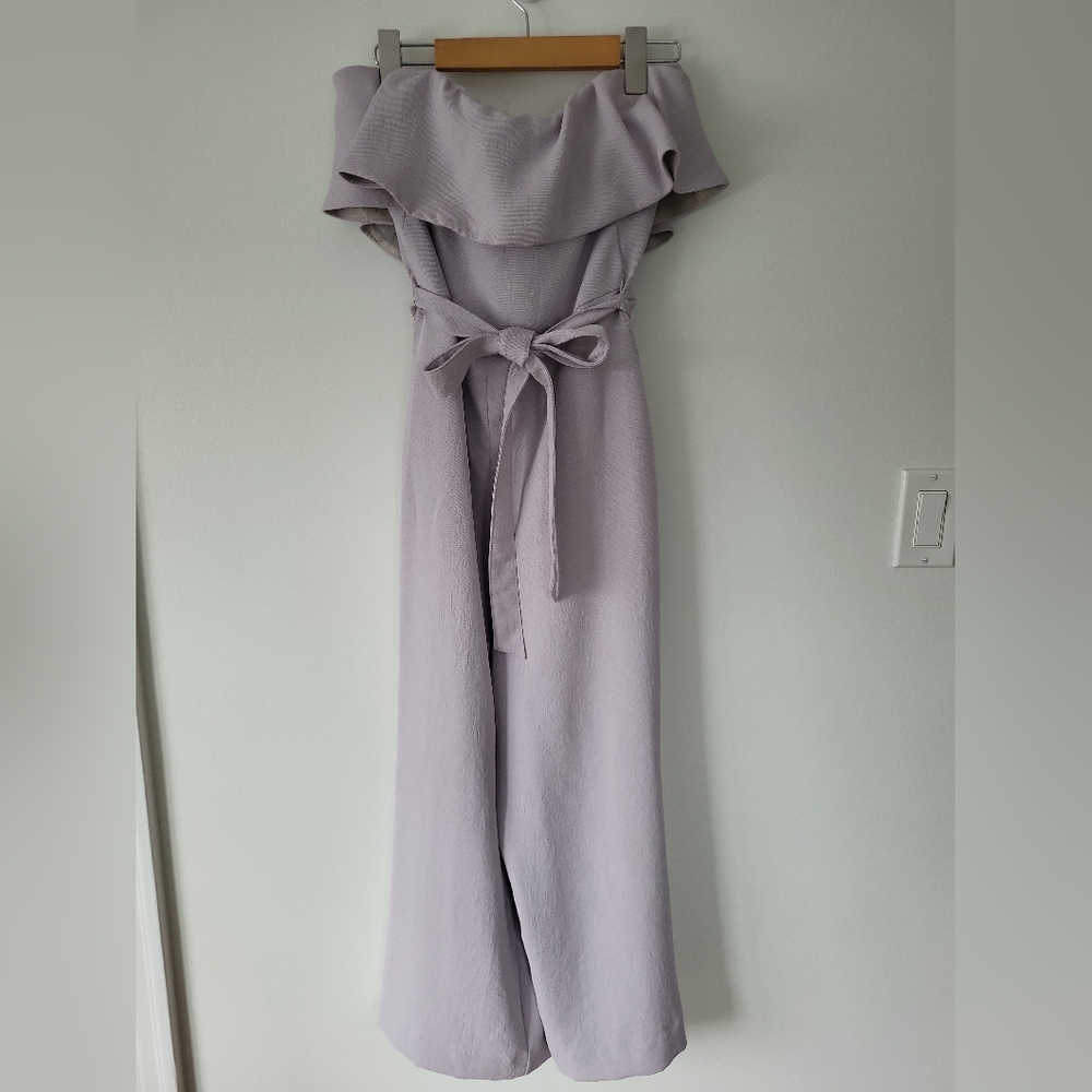 Babaton Aritzia Strapless Wide-Leg Jumpsuit
